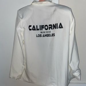 White oversized blazer